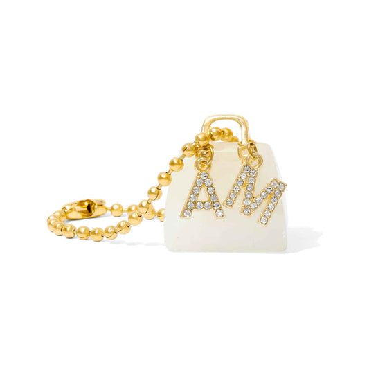 Clear Quartz Handbag Charm AM Edition Clarity Manifestation Master Healer