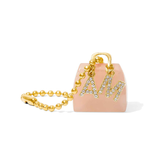 Clear Quartz Handbag Charm AM Edition Clarity Manifestation Master Healer