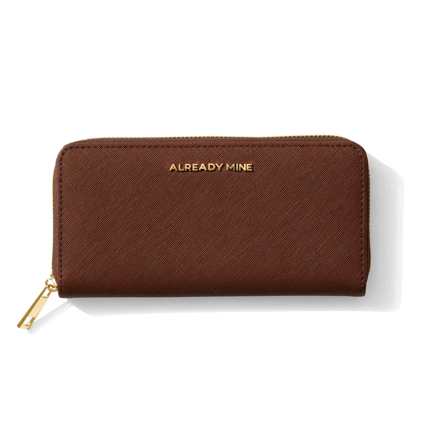 Signature Earth Brown Manifestation Wallet Feng Shui Stability Grounded Wealth