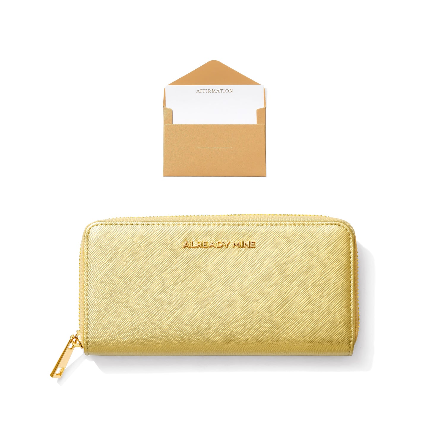 Gold Manifestation Wallet - Wealth & Prosperity