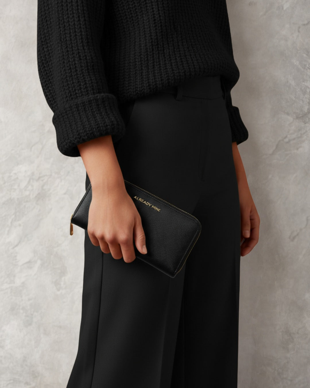 Black Manifestation Wallet – Protection & Inner Power