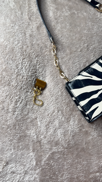 Tiger’s Eye Handbag Charm – Confidence & Courage