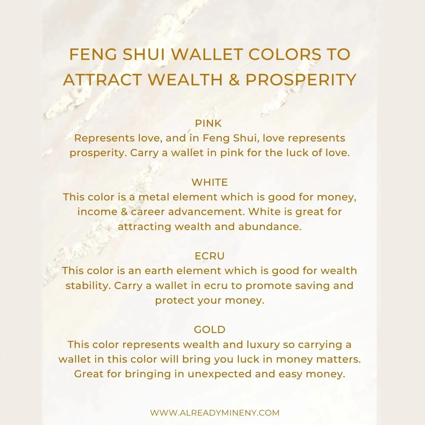 Elegant Gift Packaging for Ecru Manifesting Card Holder - Luxury Vegan Leather