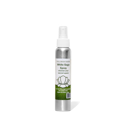 Full Moon Farms White Sage Cleansing Spray – Cleanse Your Space & Aura