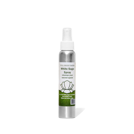 Full Moon Farms White Sage Cleansing Spray – Cleanse Your Space & Aura